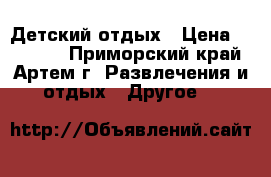 Детский отдых › Цена ­ 23 000 - Приморский край, Артем г. Развлечения и отдых » Другое   